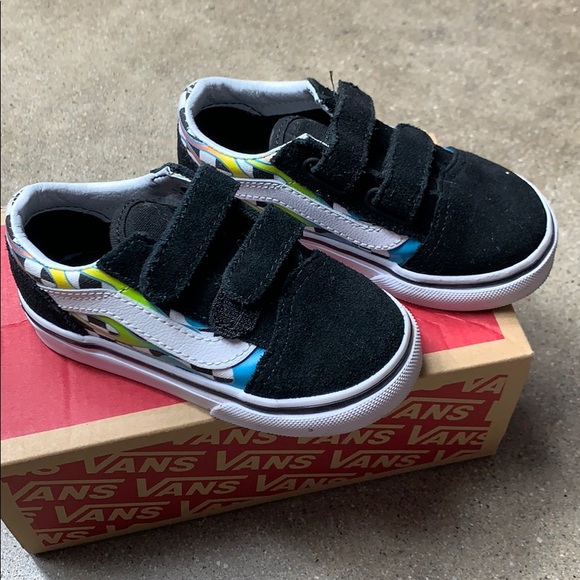 Vans Other - Used old skool V (surf flame)